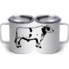 10 oz. White Stainless Steel Coffee Mug Thumbnail