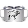 10 oz. White Stainless Steel Coffee Mug Thumbnail