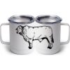 10 oz. White Stainless Steel Coffee Mug Thumbnail