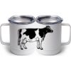 10 oz. White Stainless Steel Coffee Mug Thumbnail