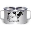 10 oz. White Stainless Steel Coffee Mug Thumbnail
