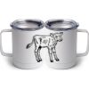 10 oz. White Stainless Steel Coffee Mug Thumbnail