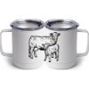 10 oz. White Stainless Steel Coffee Mug Thumbnail