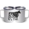 10 oz. White Stainless Steel Coffee Mug Thumbnail