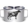 10 oz. White Stainless Steel Coffee Mug Thumbnail
