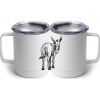 10 oz. White Stainless Steel Coffee Mug Thumbnail