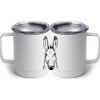 10 oz. White Stainless Steel Coffee Mug Thumbnail
