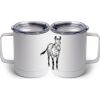10 oz. White Stainless Steel Coffee Mug Thumbnail