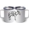 10 oz. White Stainless Steel Coffee Mug Thumbnail