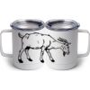10 oz. White Stainless Steel Coffee Mug Thumbnail