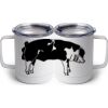 10 oz. White Stainless Steel Coffee Mug Thumbnail
