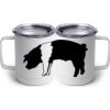 10 oz. White Stainless Steel Coffee Mug Thumbnail