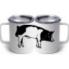 10 oz. White Stainless Steel Coffee Mug Thumbnail