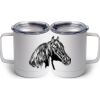 10 oz. White Stainless Steel Coffee Mug Thumbnail
