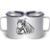 10 oz. White Stainless Steel Coffee Mug Thumbnail