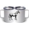 10 oz. White Stainless Steel Coffee Mug Thumbnail