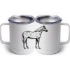 10 oz. White Stainless Steel Coffee Mug Thumbnail