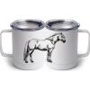 10 oz. White Stainless Steel Coffee Mug Thumbnail