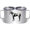 10 oz. White Stainless Steel Coffee Mug Thumbnail