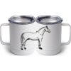 10 oz. White Stainless Steel Coffee Mug Thumbnail