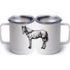 10 oz. White Stainless Steel Coffee Mug Thumbnail