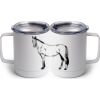 10 oz. White Stainless Steel Coffee Mug Thumbnail
