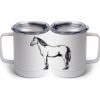 10 oz. White Stainless Steel Coffee Mug Thumbnail