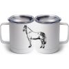 10 oz. White Stainless Steel Coffee Mug Thumbnail