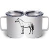 10 oz. White Stainless Steel Coffee Mug Thumbnail