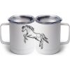 10 oz. White Stainless Steel Coffee Mug Thumbnail