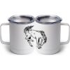 10 oz. White Stainless Steel Coffee Mug Thumbnail
