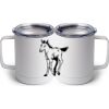 10 oz. White Stainless Steel Coffee Mug Thumbnail