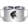 10 oz. White Stainless Steel Coffee Mug Thumbnail