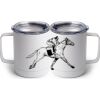10 oz. White Stainless Steel Coffee Mug Thumbnail