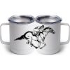 10 oz. White Stainless Steel Coffee Mug Thumbnail
