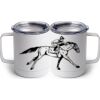 10 oz. White Stainless Steel Coffee Mug Thumbnail