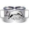 10 oz. White Stainless Steel Coffee Mug Thumbnail