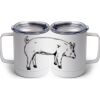 10 oz. White Stainless Steel Coffee Mug Thumbnail