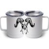 10 oz. White Stainless Steel Coffee Mug Thumbnail