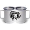 10 oz. White Stainless Steel Coffee Mug Thumbnail