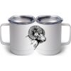 10 oz. White Stainless Steel Coffee Mug Thumbnail