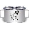 10 oz. White Stainless Steel Coffee Mug Thumbnail