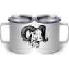 10 oz. White Stainless Steel Coffee Mug Thumbnail