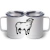 10 oz. White Stainless Steel Coffee Mug Thumbnail