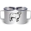 10 oz. White Stainless Steel Coffee Mug Thumbnail