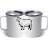 10 oz. White Stainless Steel Coffee Mug Thumbnail