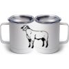 10 oz. White Stainless Steel Coffee Mug Thumbnail