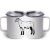 10 oz. White Stainless Steel Coffee Mug Thumbnail