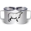 10 oz. White Stainless Steel Coffee Mug Thumbnail