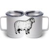 10 oz. White Stainless Steel Coffee Mug Thumbnail